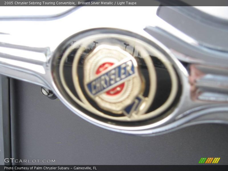 Brilliant Silver Metallic / Light Taupe 2005 Chrysler Sebring Touring Convertible