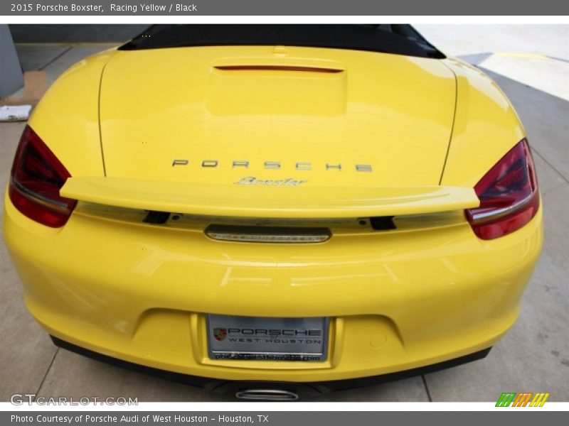 Racing Yellow / Black 2015 Porsche Boxster