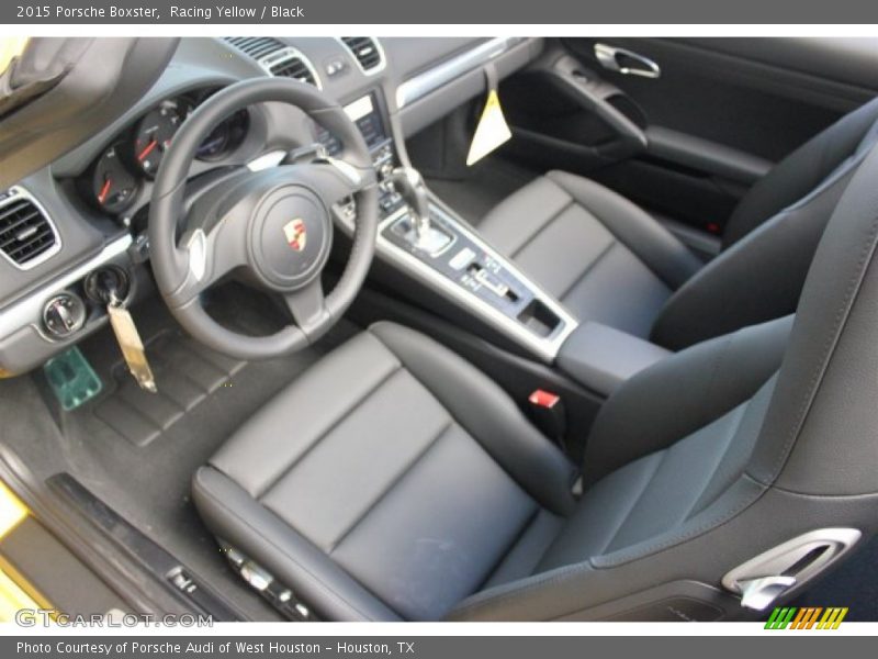 Racing Yellow / Black 2015 Porsche Boxster
