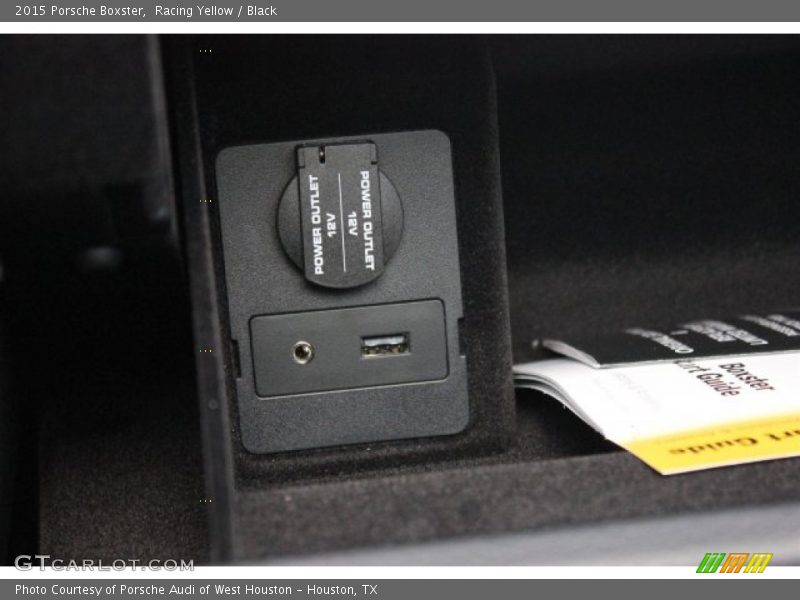 Racing Yellow / Black 2015 Porsche Boxster