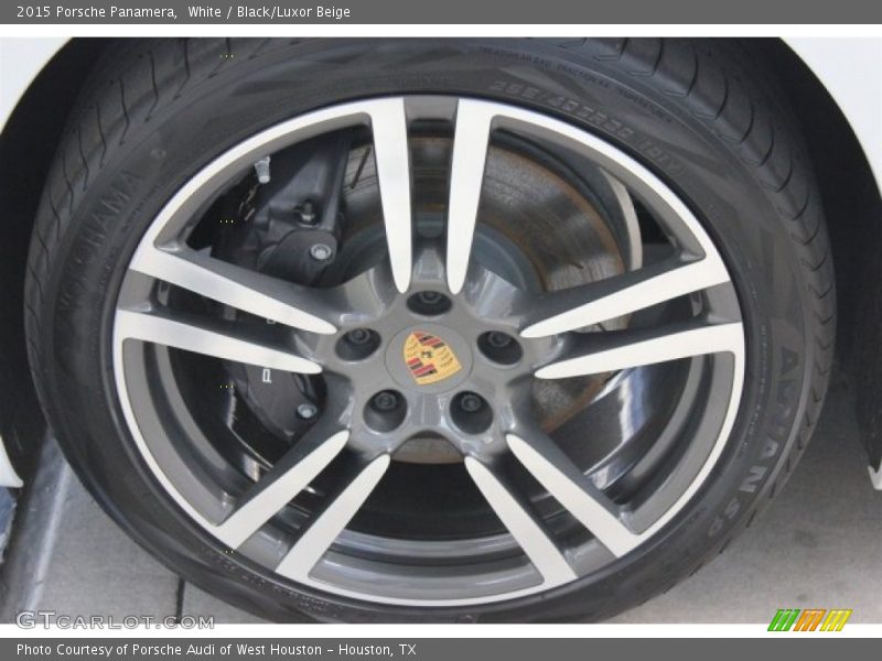White / Black/Luxor Beige 2015 Porsche Panamera