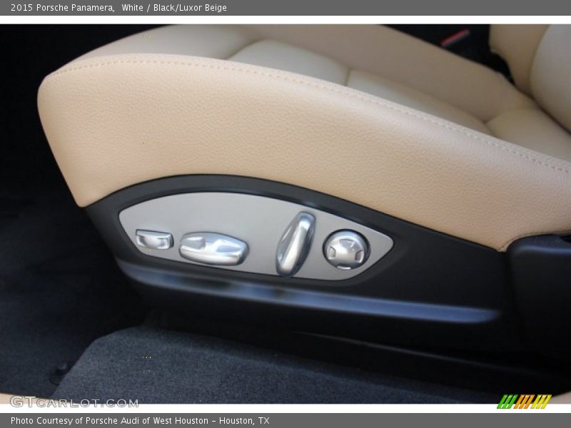 White / Black/Luxor Beige 2015 Porsche Panamera