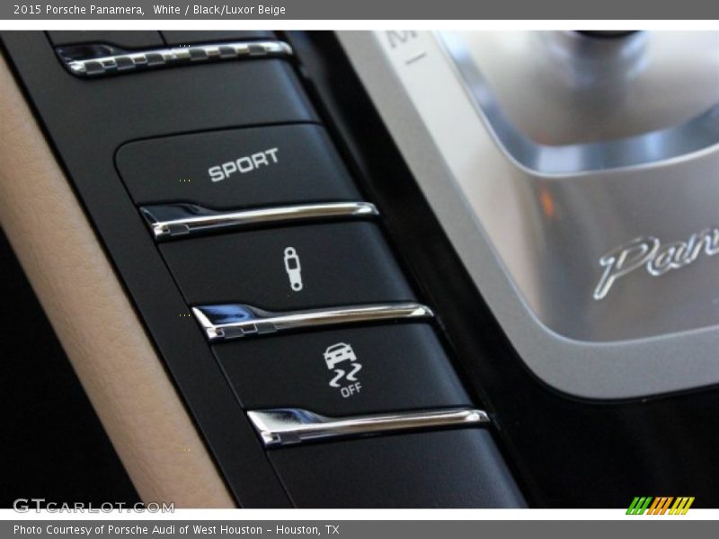 White / Black/Luxor Beige 2015 Porsche Panamera