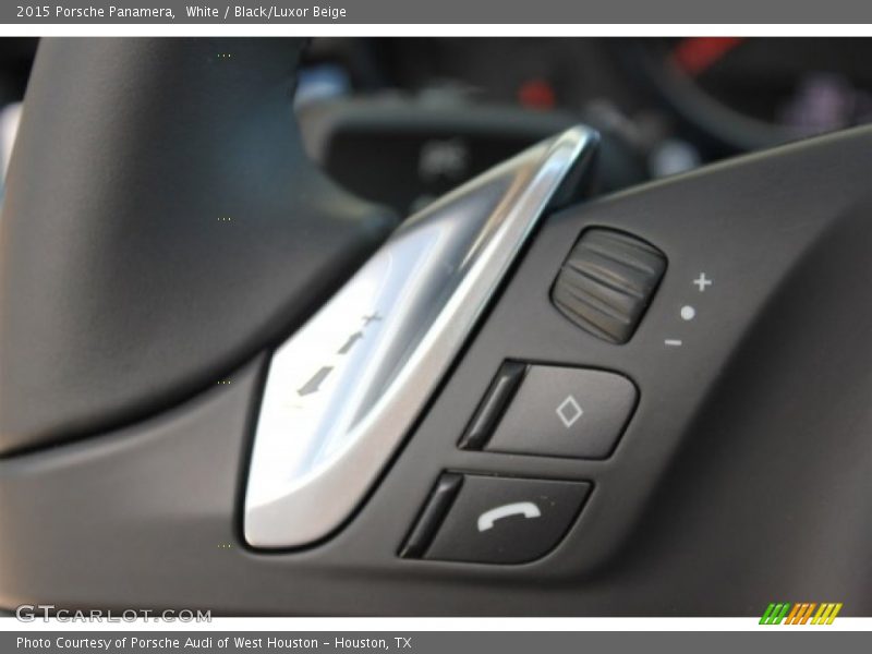White / Black/Luxor Beige 2015 Porsche Panamera