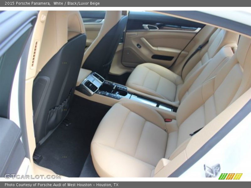 White / Black/Luxor Beige 2015 Porsche Panamera