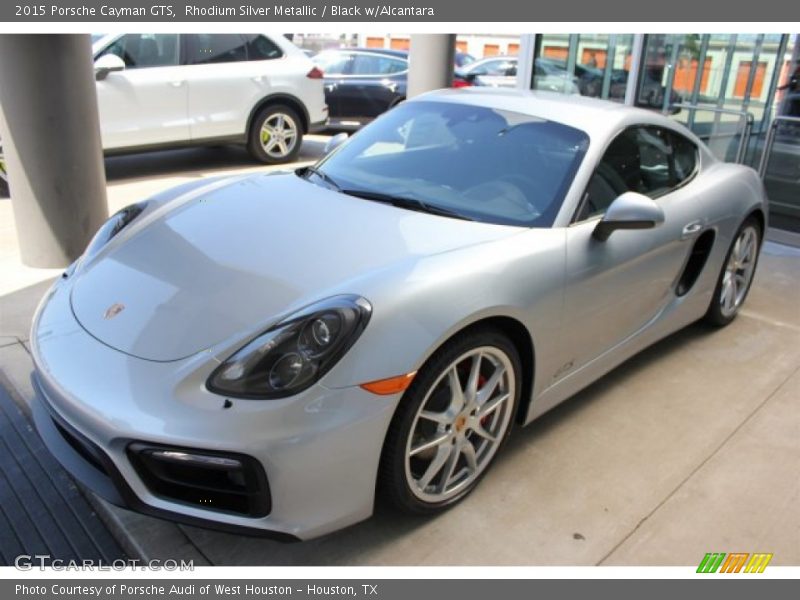 Rhodium Silver Metallic / Black w/Alcantara 2015 Porsche Cayman GTS