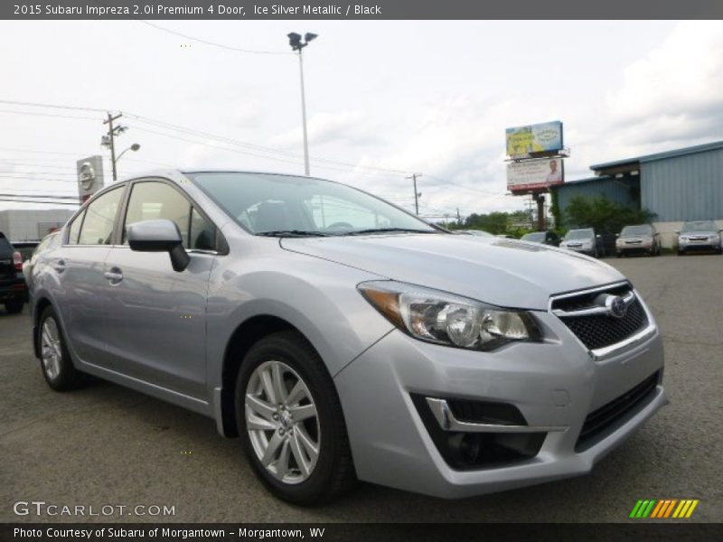 Ice Silver Metallic / Black 2015 Subaru Impreza 2.0i Premium 4 Door