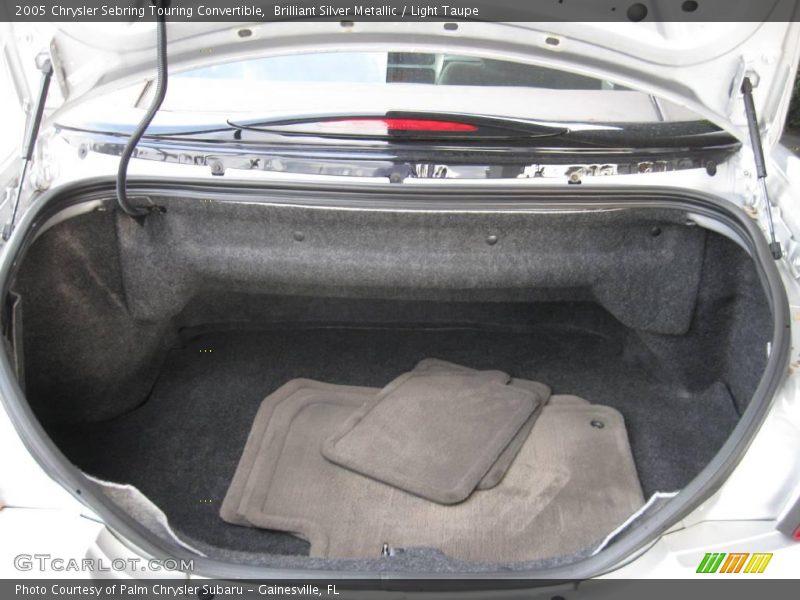 Brilliant Silver Metallic / Light Taupe 2005 Chrysler Sebring Touring Convertible
