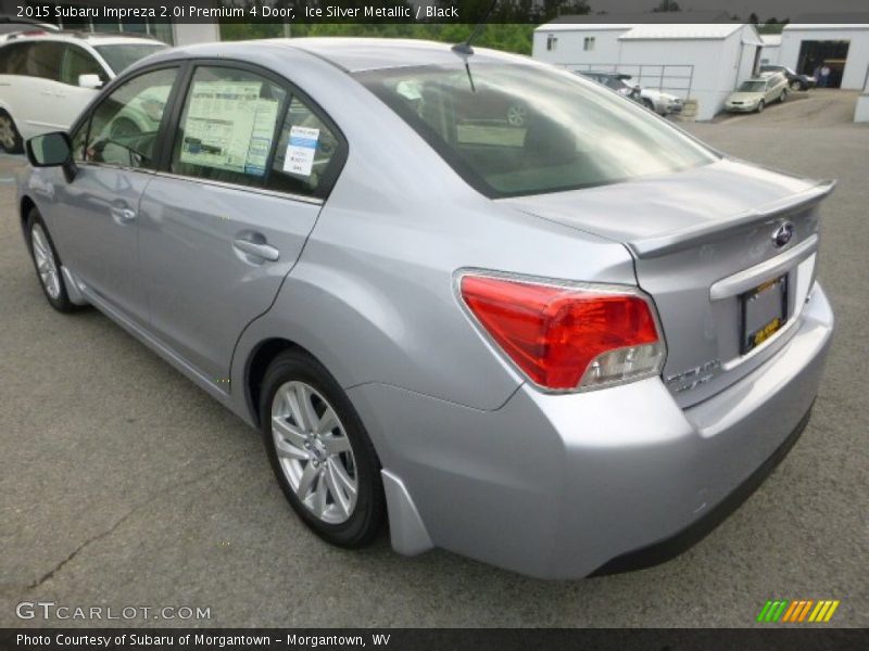 Ice Silver Metallic / Black 2015 Subaru Impreza 2.0i Premium 4 Door