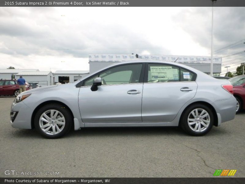 Ice Silver Metallic / Black 2015 Subaru Impreza 2.0i Premium 4 Door