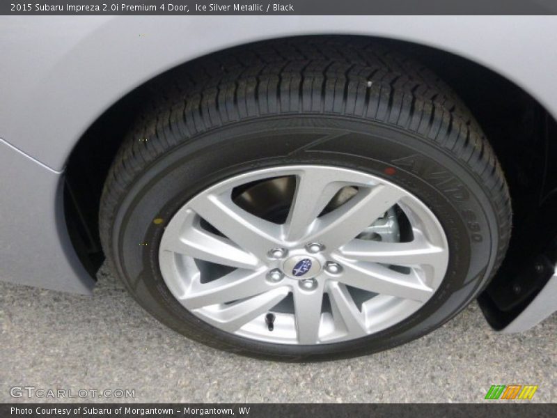 Ice Silver Metallic / Black 2015 Subaru Impreza 2.0i Premium 4 Door