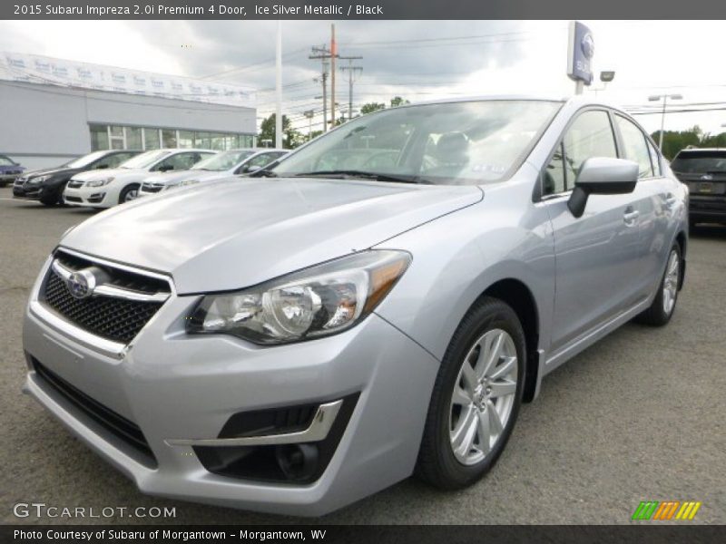 Ice Silver Metallic / Black 2015 Subaru Impreza 2.0i Premium 4 Door