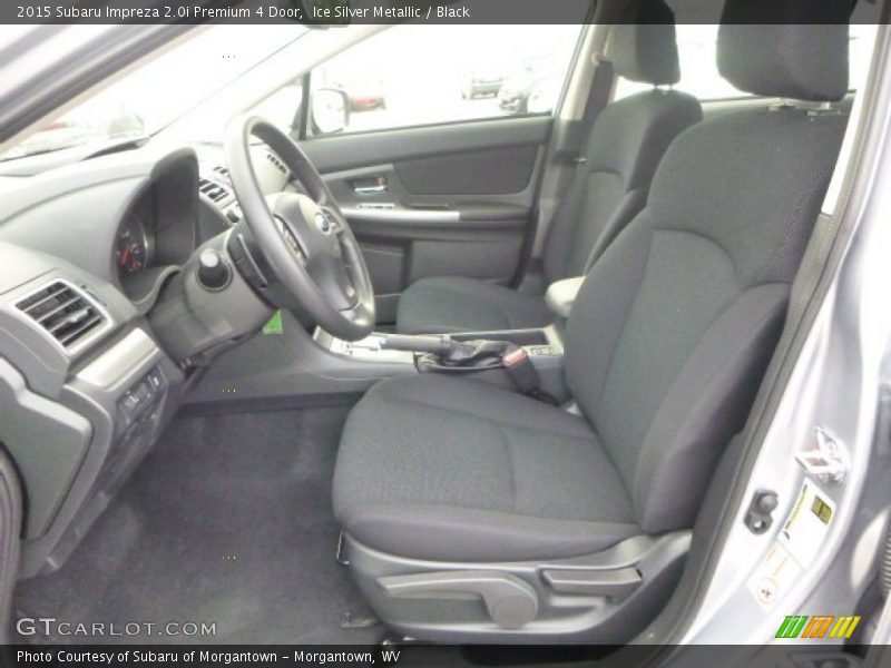 Ice Silver Metallic / Black 2015 Subaru Impreza 2.0i Premium 4 Door