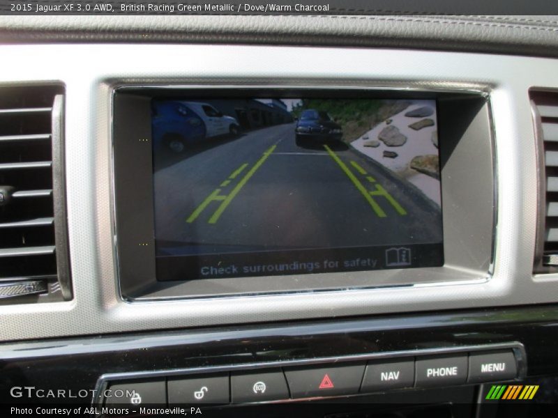 British Racing Green Metallic / Dove/Warm Charcoal 2015 Jaguar XF 3.0 AWD