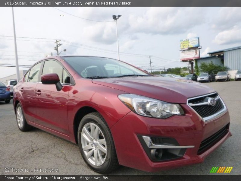 Venetian Red Pearl / Black 2015 Subaru Impreza 2.0i Premium 4 Door