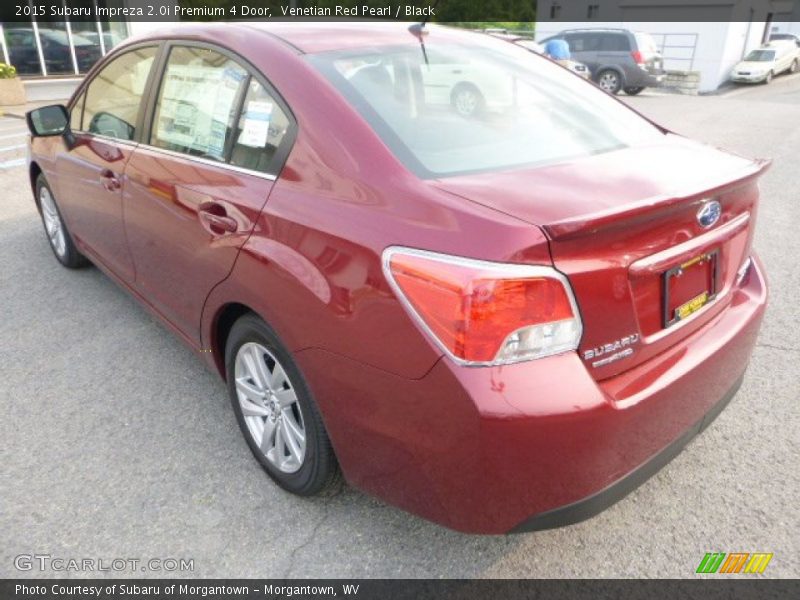 Venetian Red Pearl / Black 2015 Subaru Impreza 2.0i Premium 4 Door