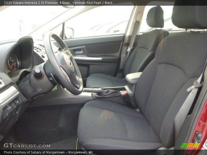 Venetian Red Pearl / Black 2015 Subaru Impreza 2.0i Premium 4 Door