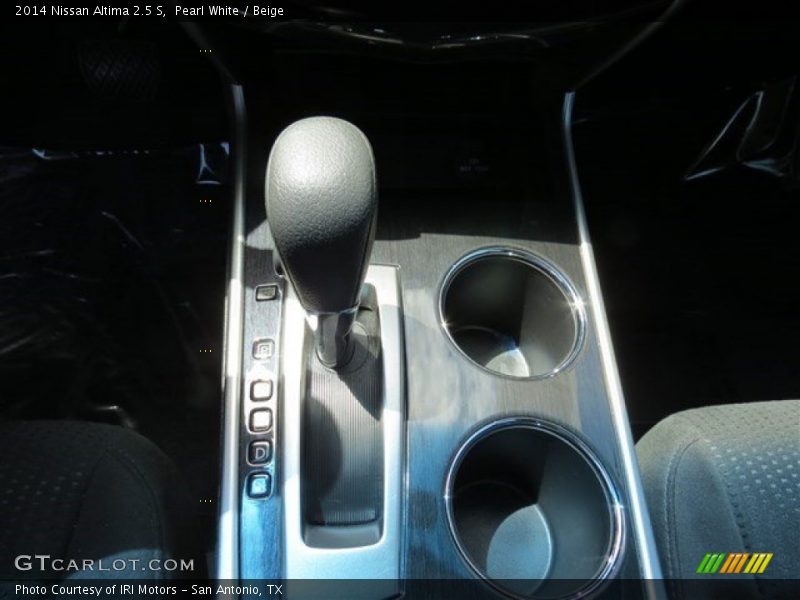 Pearl White / Beige 2014 Nissan Altima 2.5 S