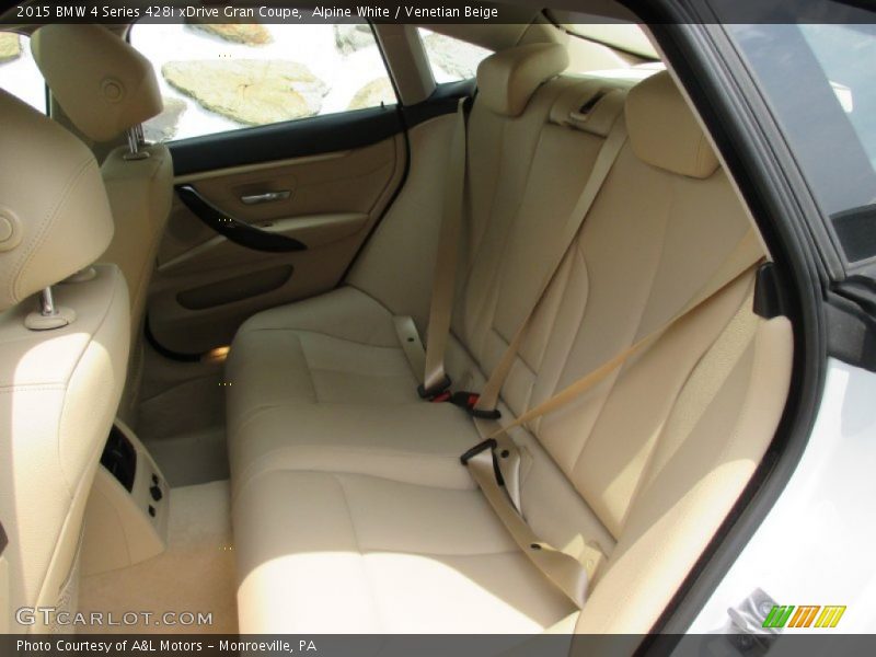 Alpine White / Venetian Beige 2015 BMW 4 Series 428i xDrive Gran Coupe