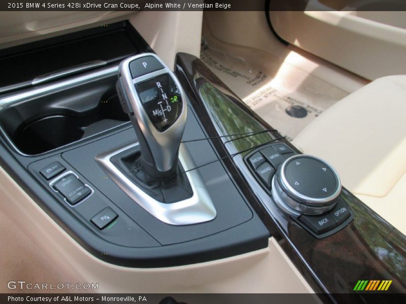 Alpine White / Venetian Beige 2015 BMW 4 Series 428i xDrive Gran Coupe
