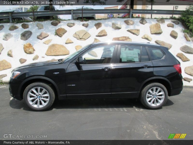 Jet Black / Saddle Brown 2016 BMW X3 xDrive28i