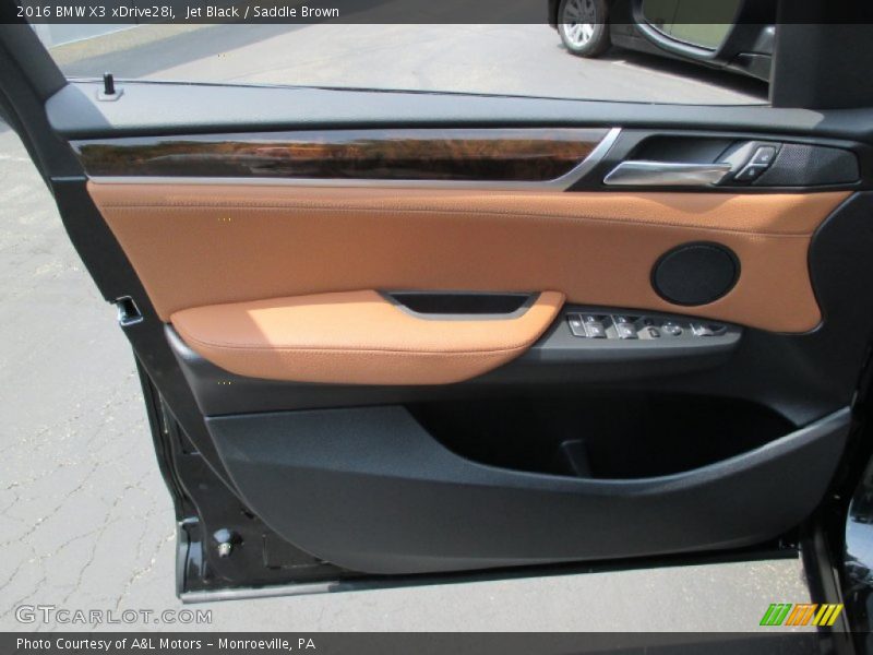 Jet Black / Saddle Brown 2016 BMW X3 xDrive28i