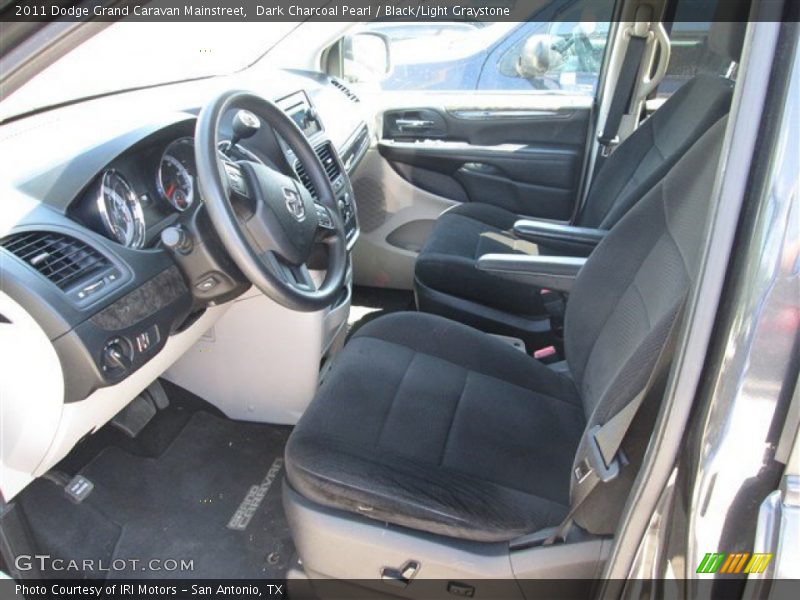 Dark Charcoal Pearl / Black/Light Graystone 2011 Dodge Grand Caravan Mainstreet