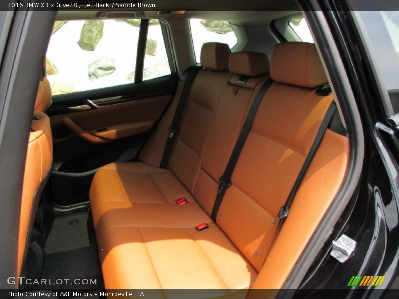 Jet Black / Saddle Brown 2016 BMW X3 xDrive28i