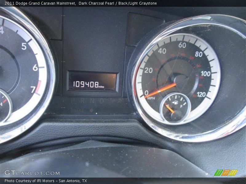 Dark Charcoal Pearl / Black/Light Graystone 2011 Dodge Grand Caravan Mainstreet