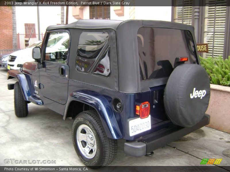 Patriot Blue / Dark Slate Gray 2003 Jeep Wrangler X 4x4 Freedom Edition