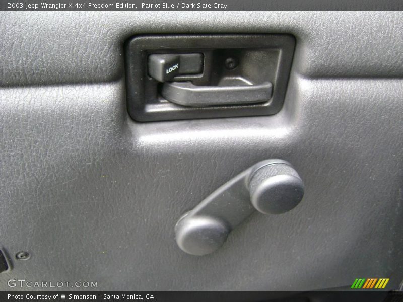 Patriot Blue / Dark Slate Gray 2003 Jeep Wrangler X 4x4 Freedom Edition