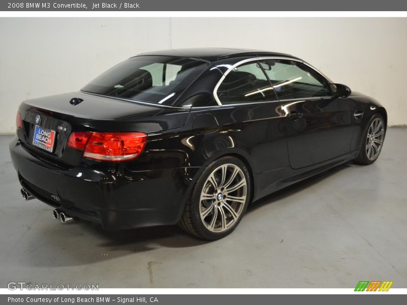 Jet Black / Black 2008 BMW M3 Convertible