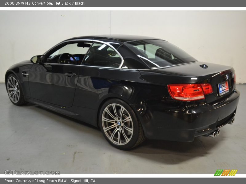 Jet Black / Black 2008 BMW M3 Convertible