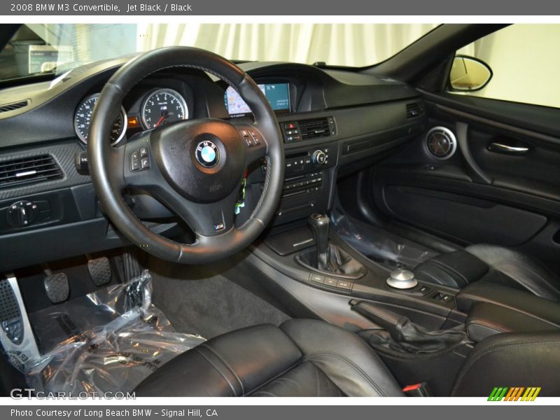 Jet Black / Black 2008 BMW M3 Convertible
