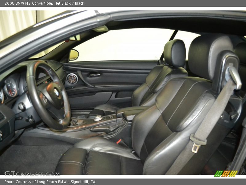 Jet Black / Black 2008 BMW M3 Convertible