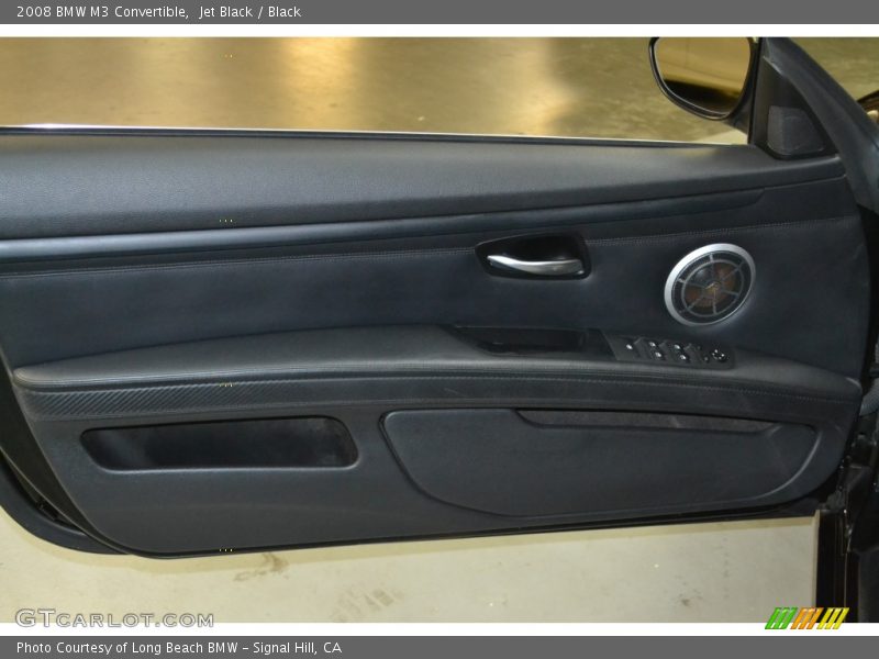 Jet Black / Black 2008 BMW M3 Convertible