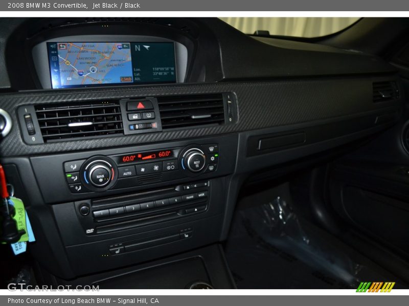 Jet Black / Black 2008 BMW M3 Convertible