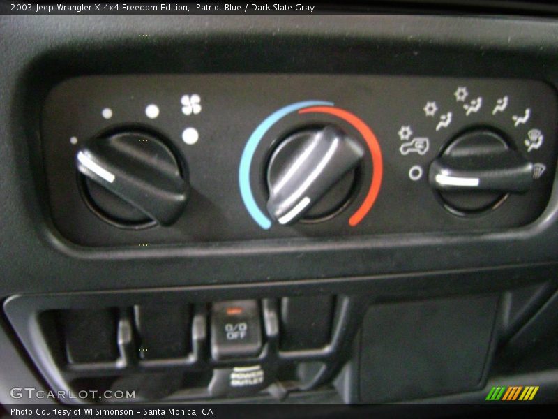 Patriot Blue / Dark Slate Gray 2003 Jeep Wrangler X 4x4 Freedom Edition