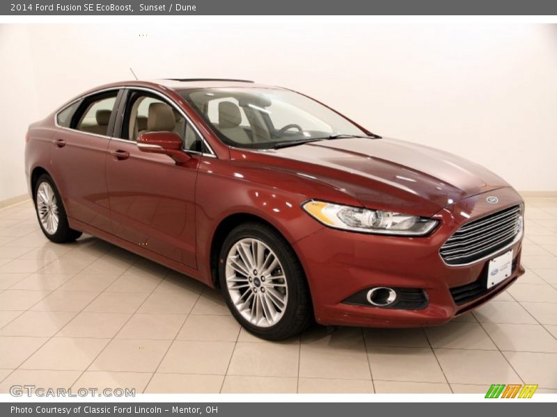 Sunset / Dune 2014 Ford Fusion SE EcoBoost
