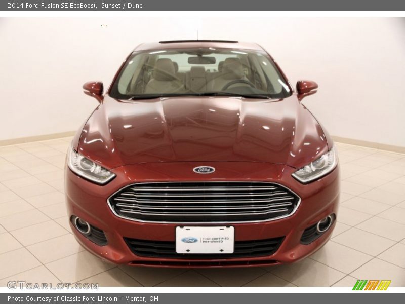 Sunset / Dune 2014 Ford Fusion SE EcoBoost