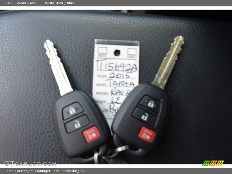 Pyrite Mica / Black 2015 Toyota RAV4 LE