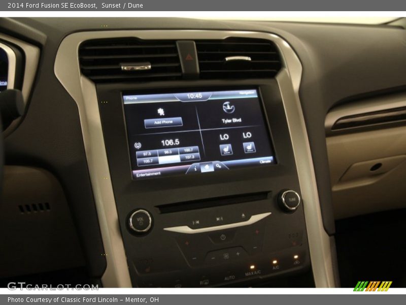 Sunset / Dune 2014 Ford Fusion SE EcoBoost