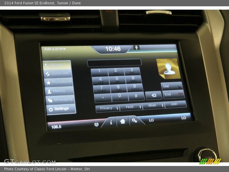 Sunset / Dune 2014 Ford Fusion SE EcoBoost
