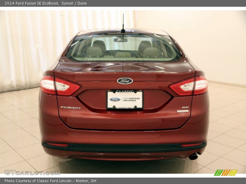 Sunset / Dune 2014 Ford Fusion SE EcoBoost