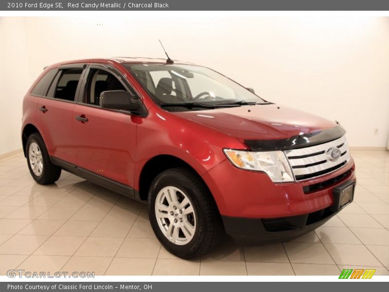 Red Candy Metallic / Charcoal Black 2010 Ford Edge SE