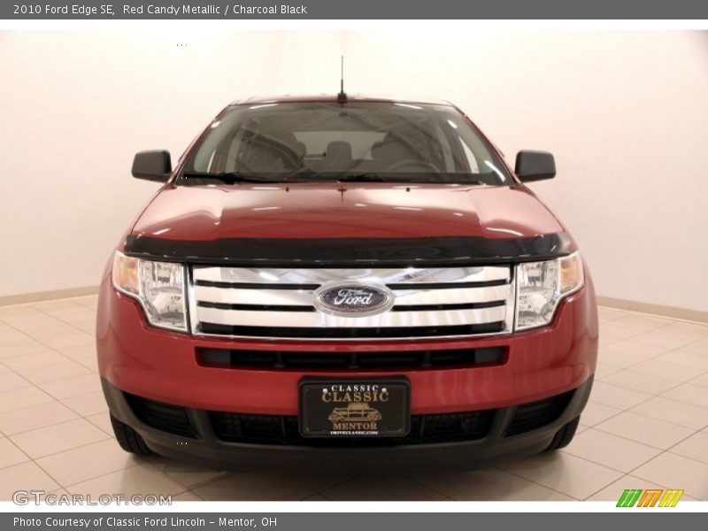 Red Candy Metallic / Charcoal Black 2010 Ford Edge SE