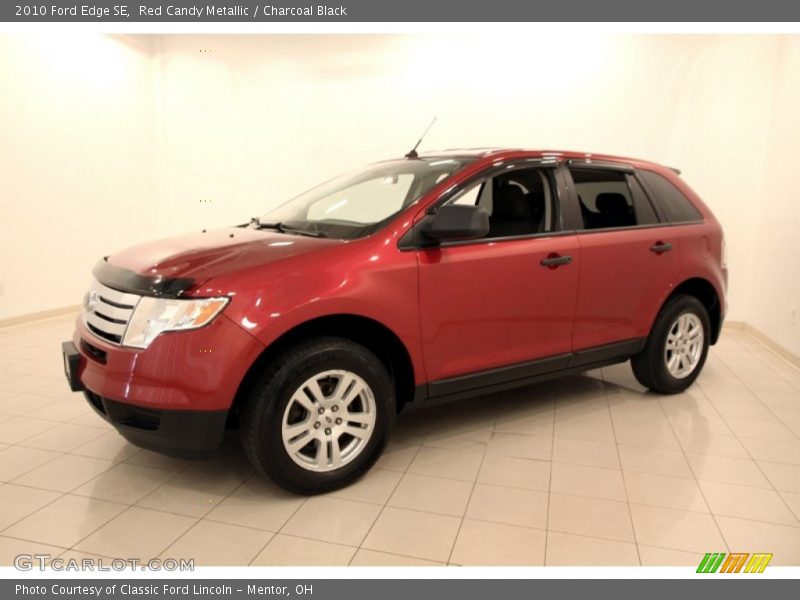 Red Candy Metallic / Charcoal Black 2010 Ford Edge SE