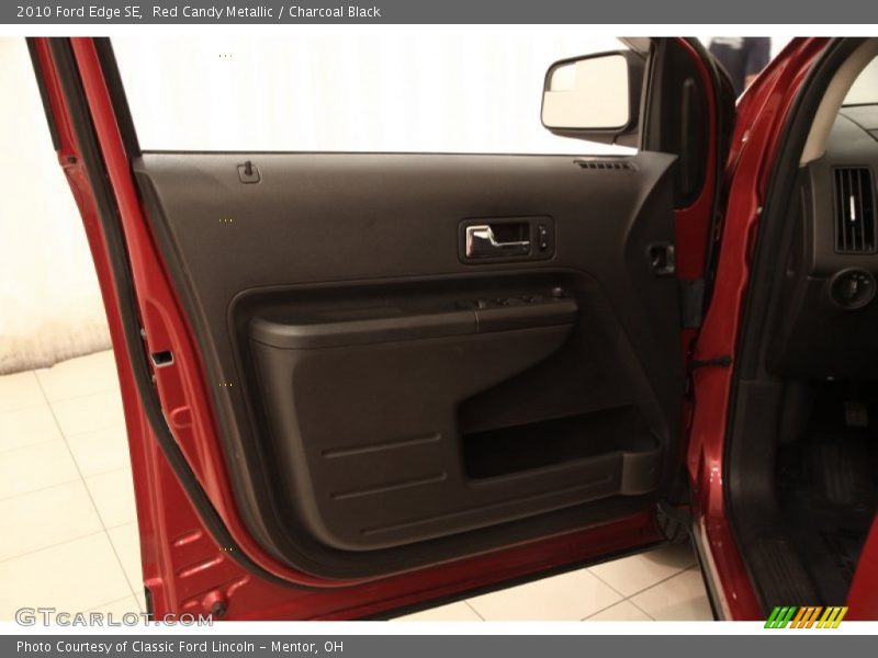 Red Candy Metallic / Charcoal Black 2010 Ford Edge SE
