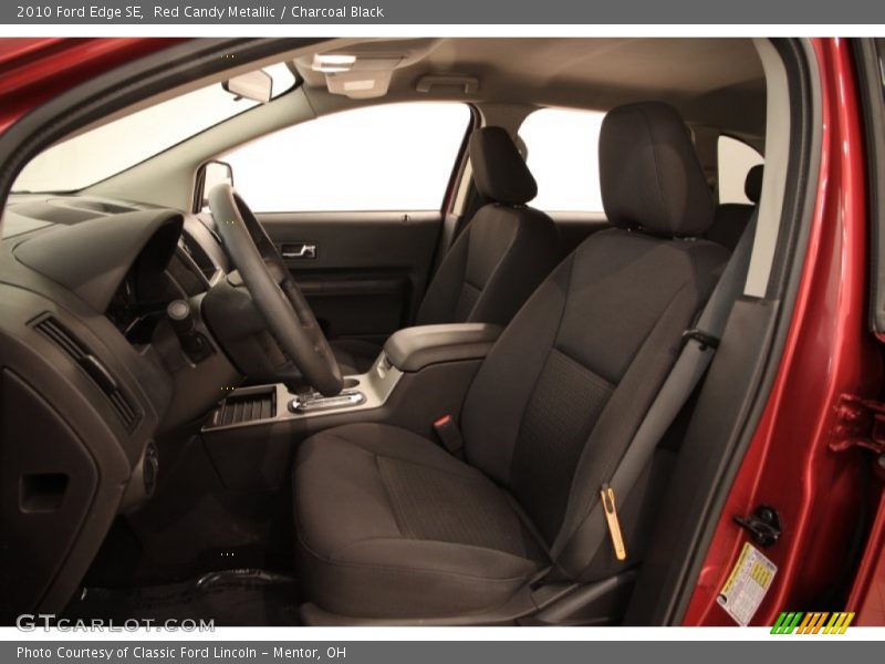Red Candy Metallic / Charcoal Black 2010 Ford Edge SE
