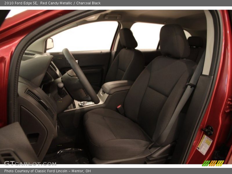 Red Candy Metallic / Charcoal Black 2010 Ford Edge SE
